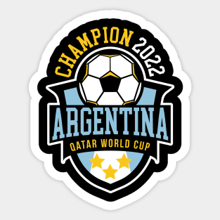 Argentina World Cup Champions, Argentina Campeón Mundial Qatar 2022 Sticker